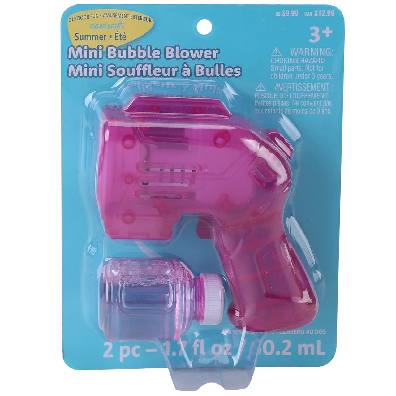 Summer Outdoor Mini Bubble Blower by Creatology™